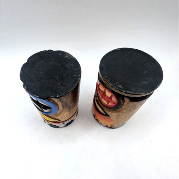 Set of Vtg NOS Tiki Wax Candles Tribal Design Aloha Party Totem - Picture 7 of 8
